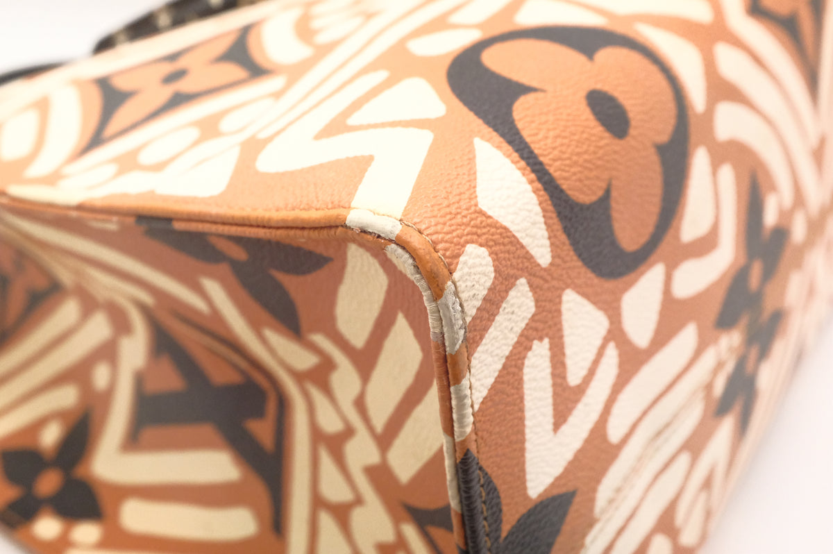 Louis Vuitton Crafty On The Go GM in Orange Canvas