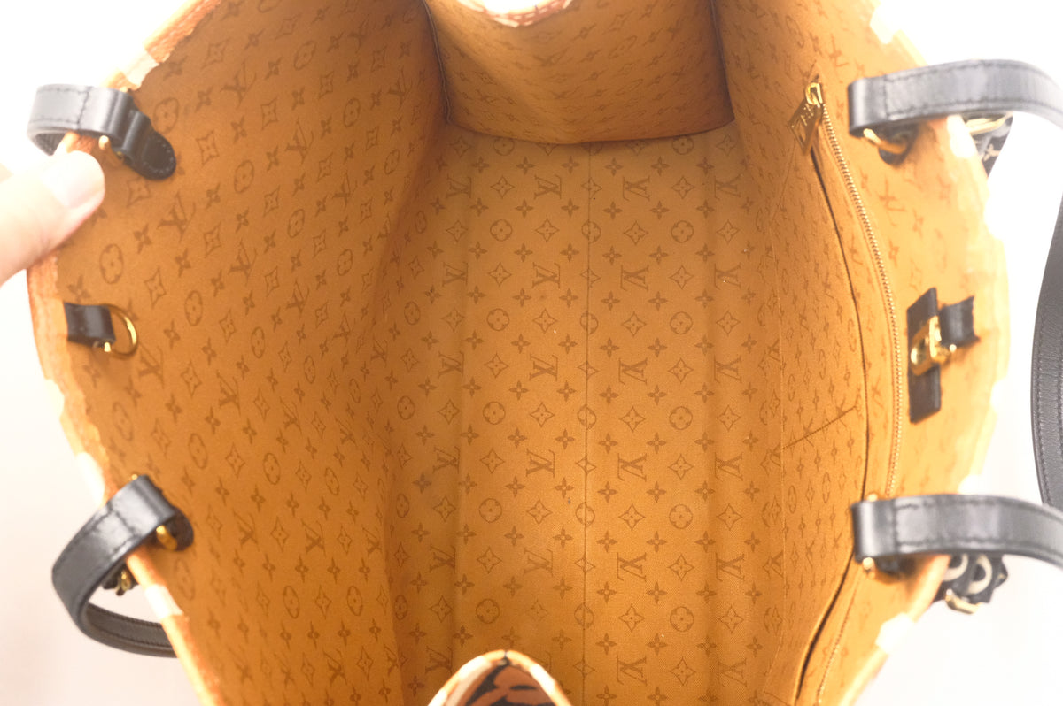 Louis Vuitton Crafty On The Go GM in Orange Canvas