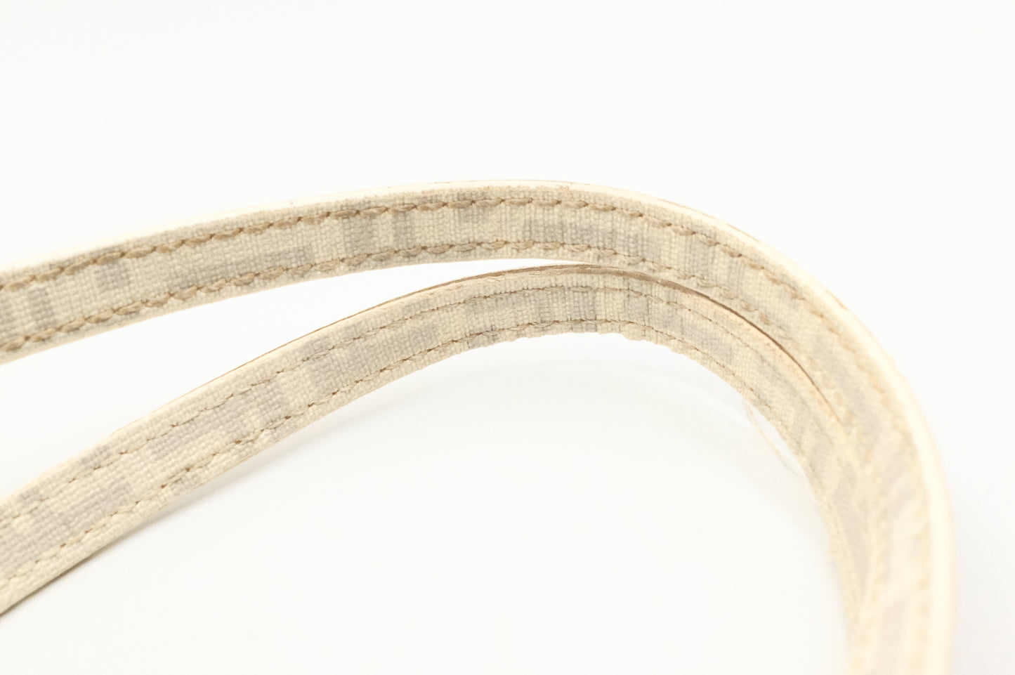 Fendi Handbag in White Zuccino Canvas