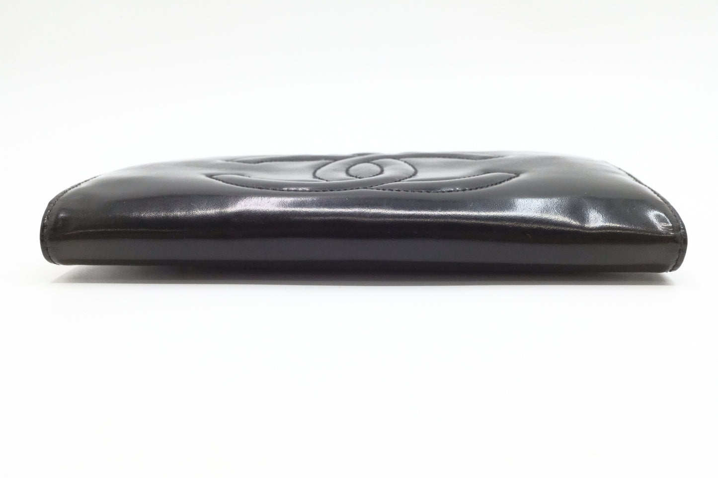 Chanel Wallet on Chain in Black Patent Leather