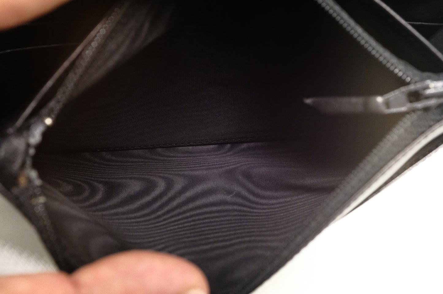 Chanel Wallet on Chain in Black Patent Leather