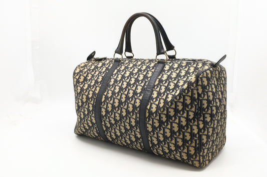 Dior Boston Bag in Navy Oblique Canvas
