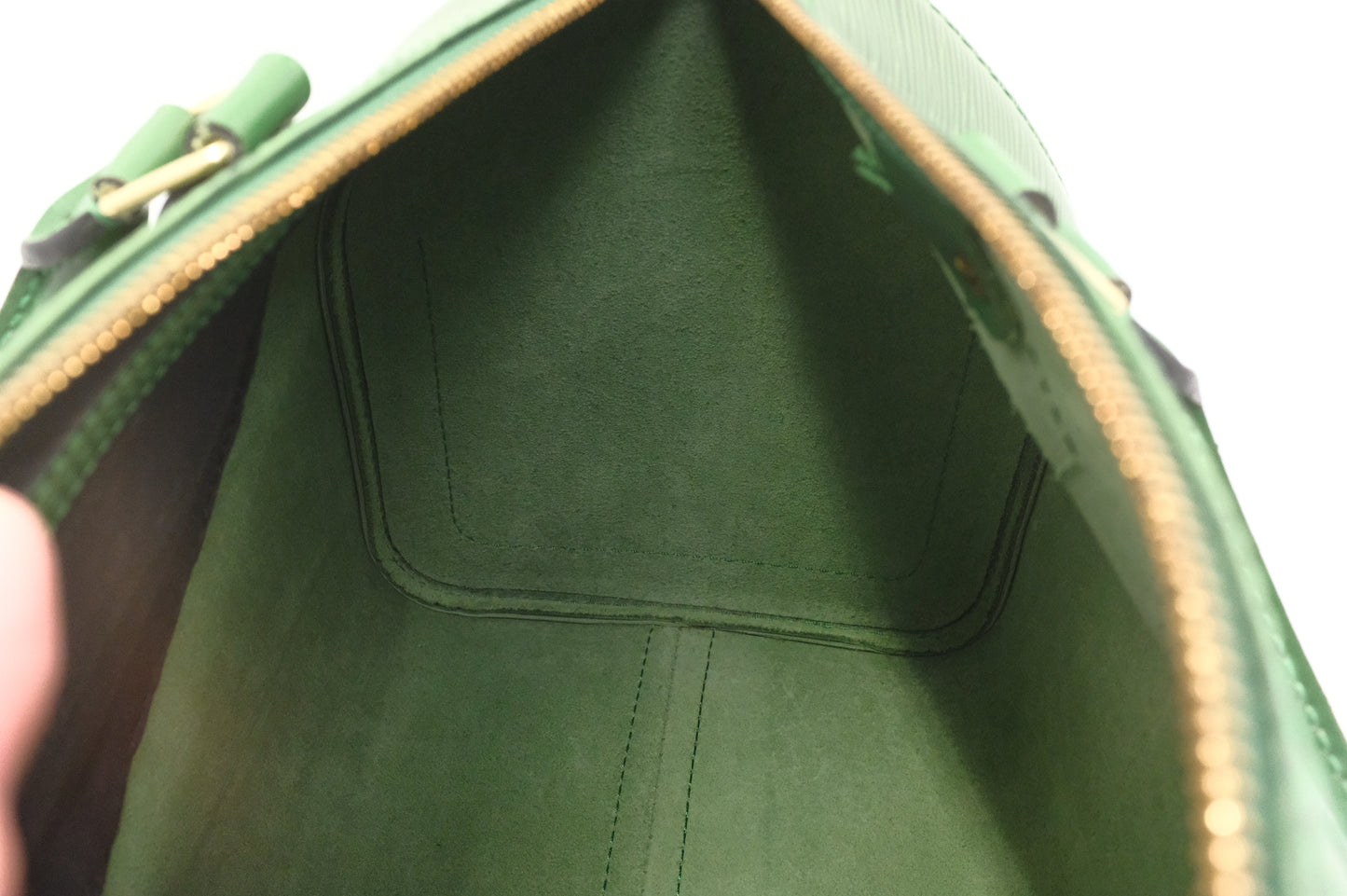 Louis Vuitton Speedy 30 in Green Epi Leather