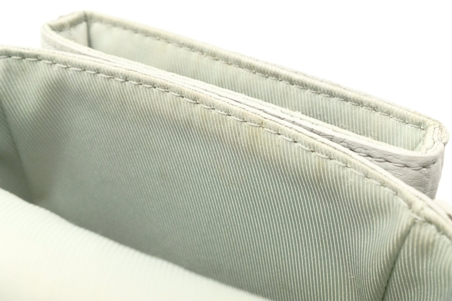 Louis Vuitton S-Lock Wearable Wallet in Mineral Grey Taurillon Leather