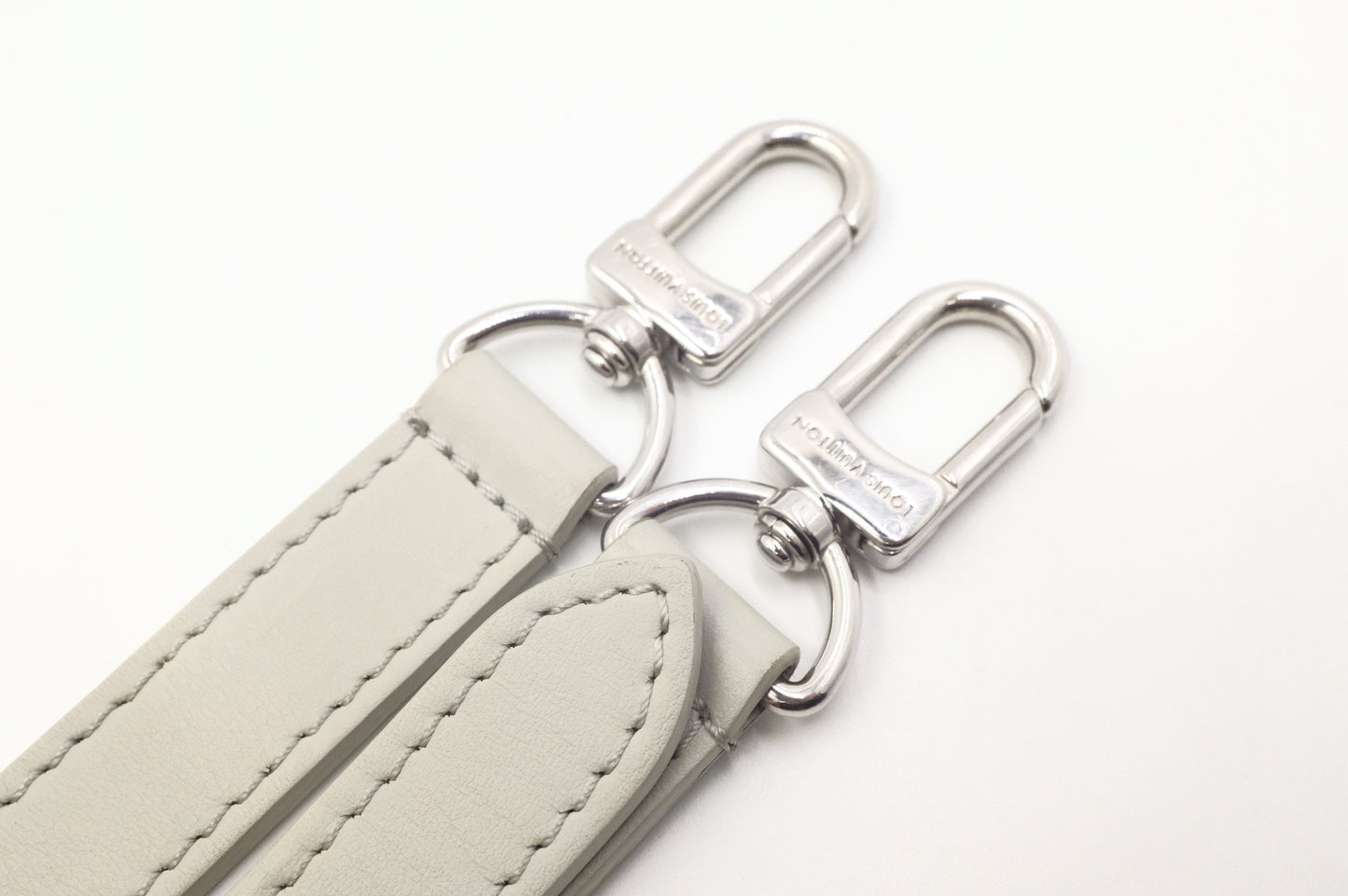 Louis Vuitton S-Lock Wearable Wallet in Mineral Grey Taurillon Leather