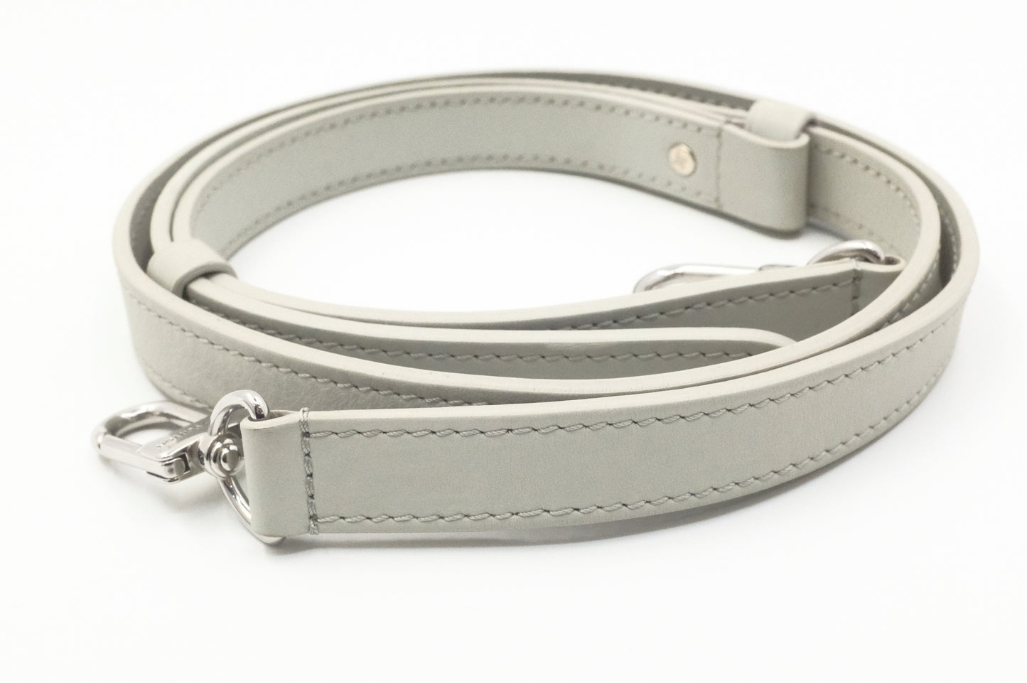 Louis Vuitton S-Lock Wearable Wallet in Mineral Grey Taurillon Leather