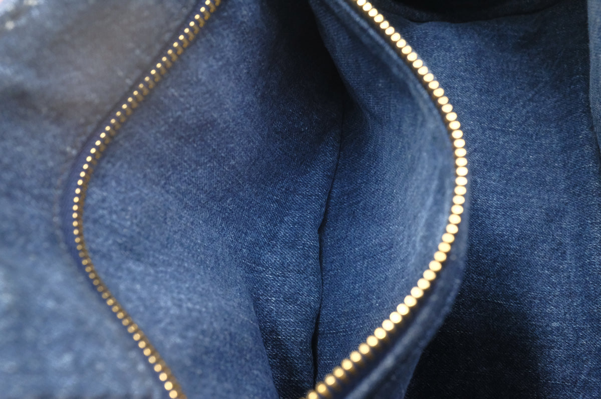 Prada Canapa in Blue Denim Canvas