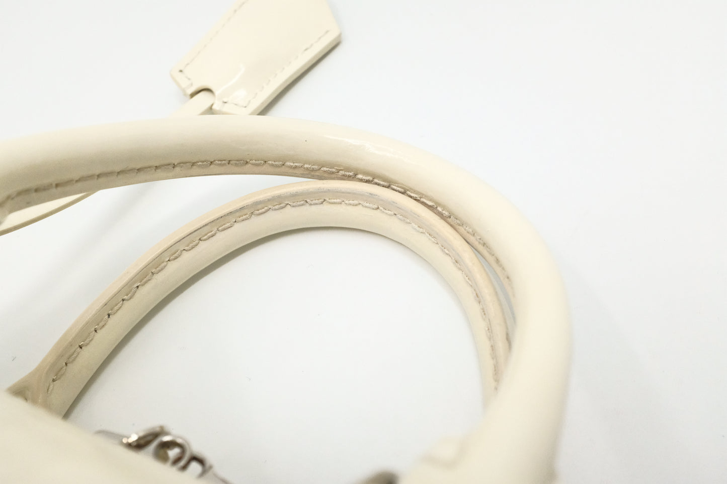 Louis Vuitton Speedy Cube in White Damier Facette Leather