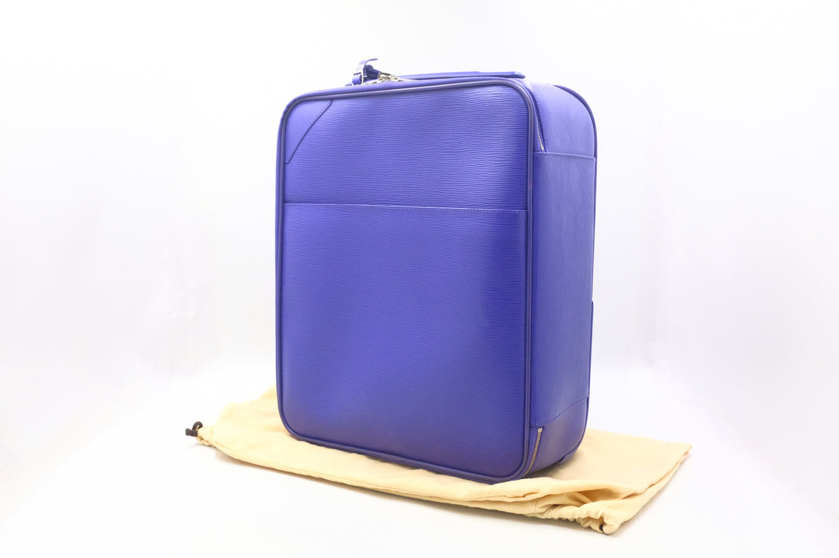 Louis Vuitton Pegase 45 in Purple Epi Leather