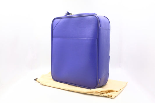 Louis Vuitton Pegase 45 in Purple Epi Leather