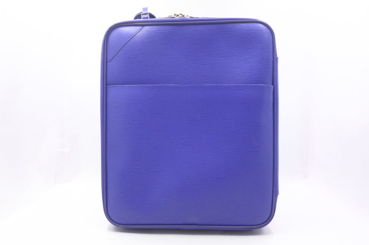 Louis Vuitton Pegase 45 in Purple Epi Leather