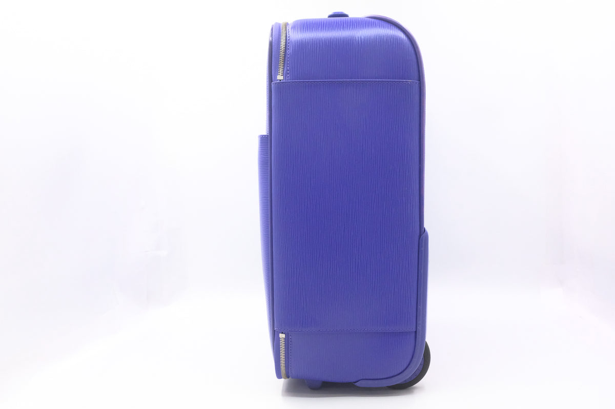 Louis Vuitton Pegase 45 in Purple Epi Leather