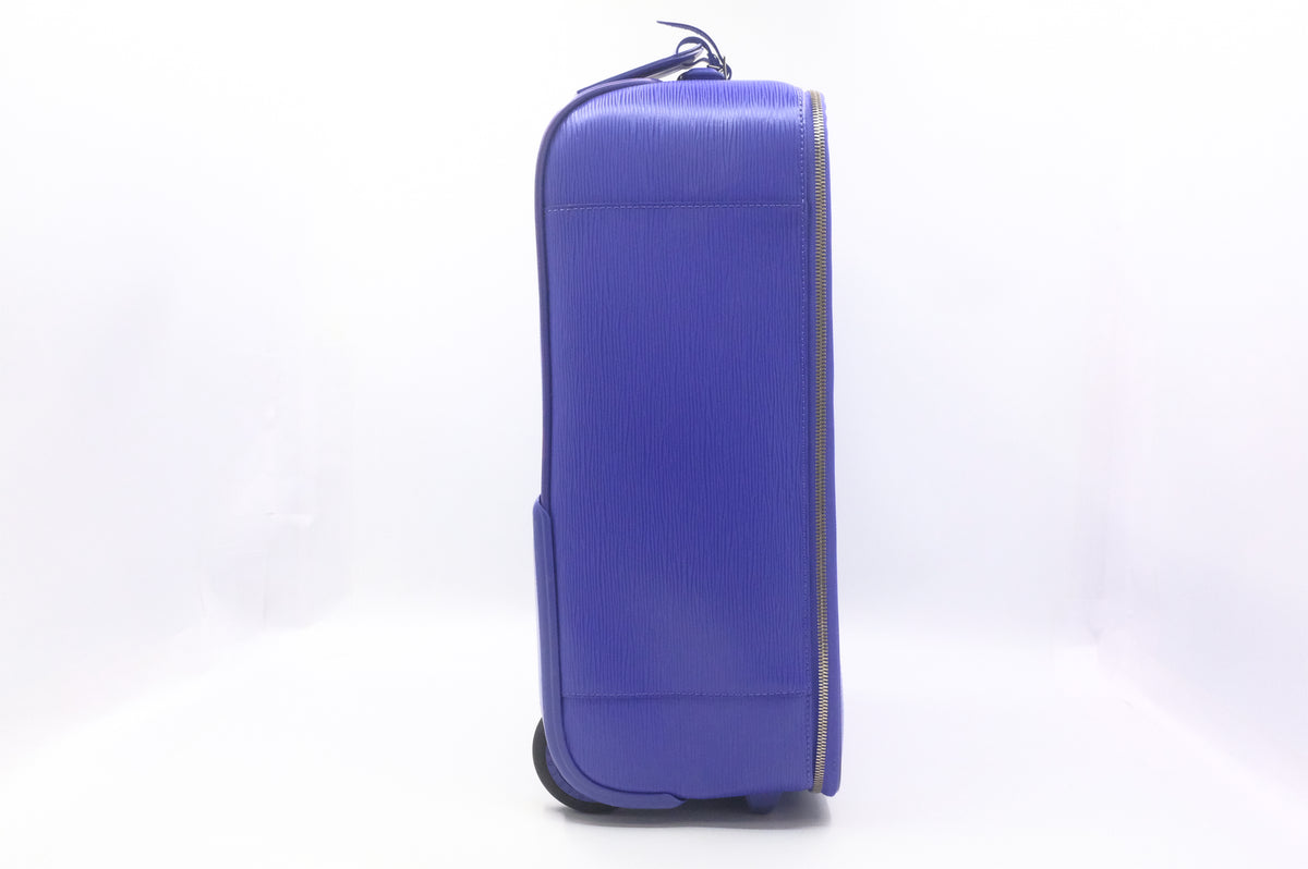 Louis Vuitton Pegase 45 in Purple Epi Leather