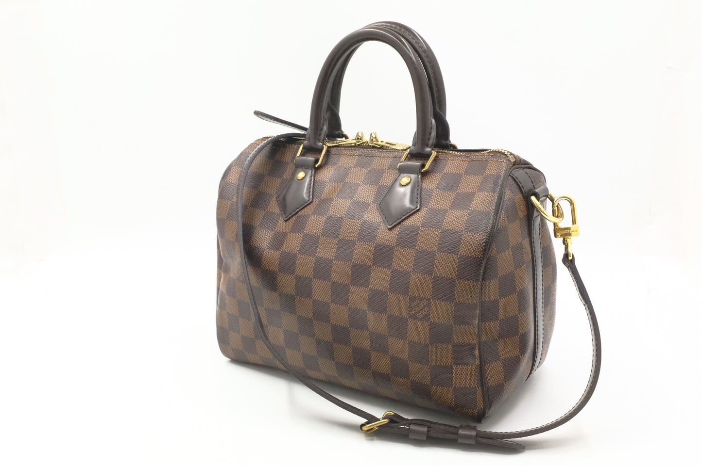 Louis Vuitton Speedy 25 Bandouliere in Damier Ebene Canvas