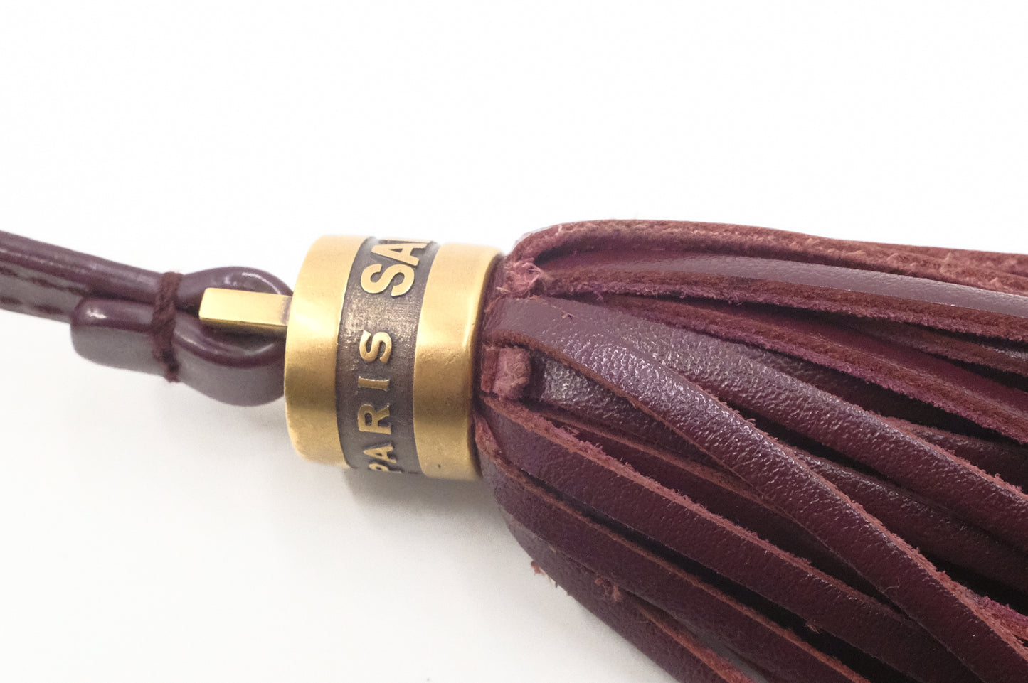 YSL Saint Laurent Lou Camera Bag in Burgundy Leather