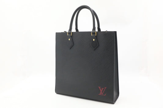 Louis Vuitton Sac Plat PM in Black Epi Leather