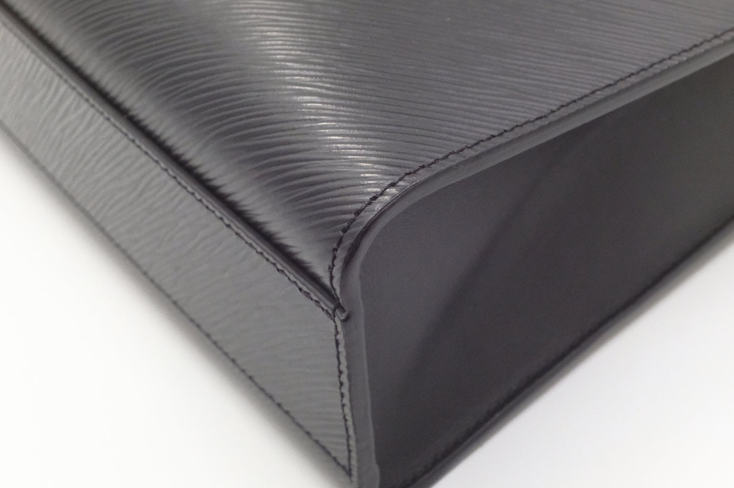 Louis Vuitton Sac Plat PM in Black Epi Leather