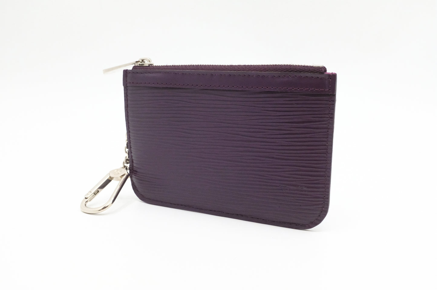 Louis Vuitton Pochette Cles in Purple Epi Leather