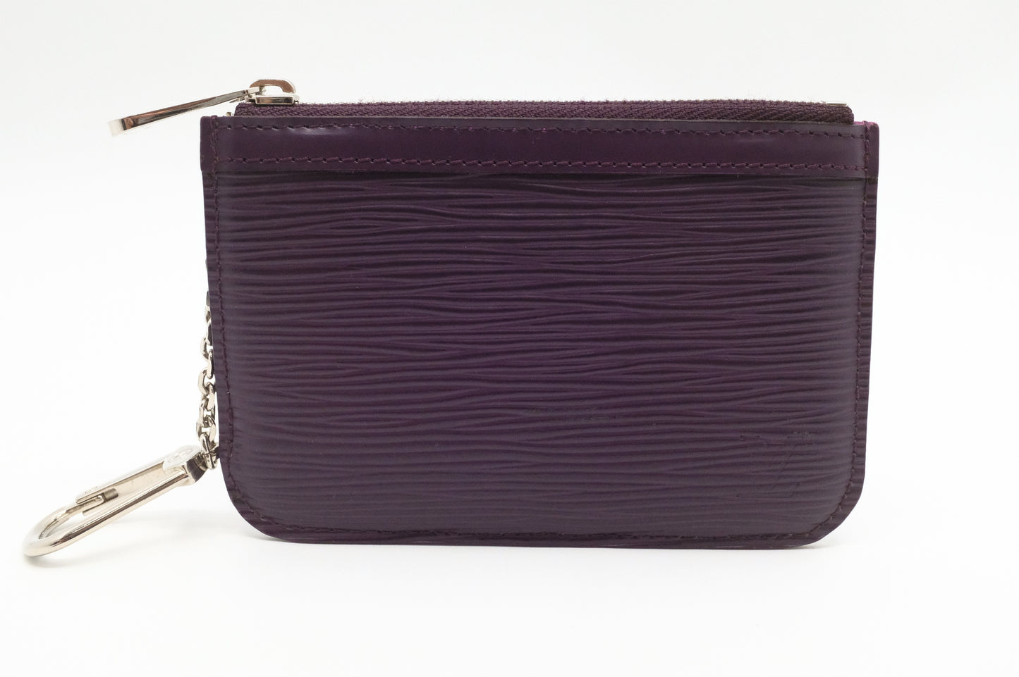 Louis Vuitton Pochette Cles in Purple Epi Leather