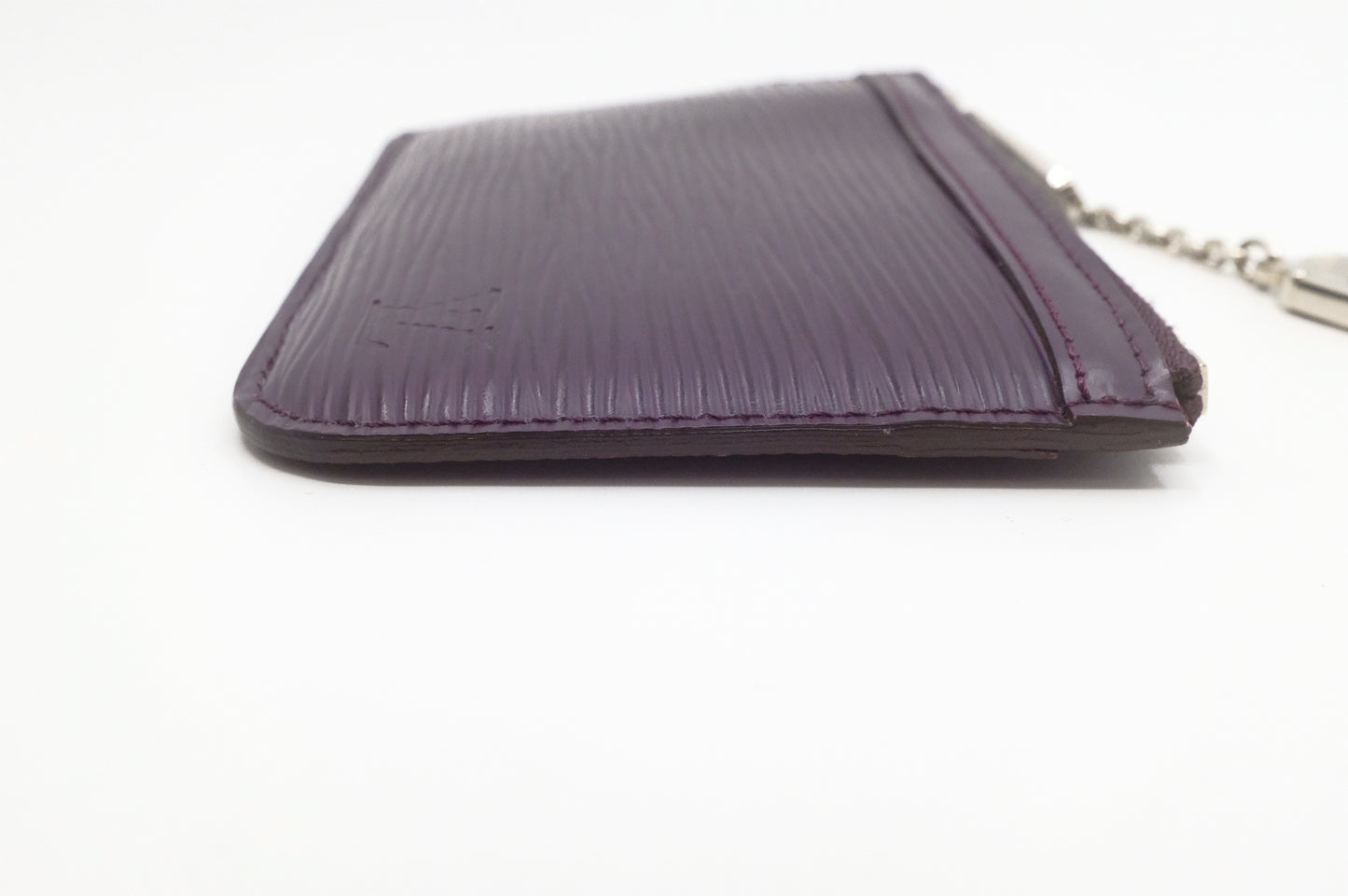 Louis Vuitton Pochette Cles in Purple Epi Leather