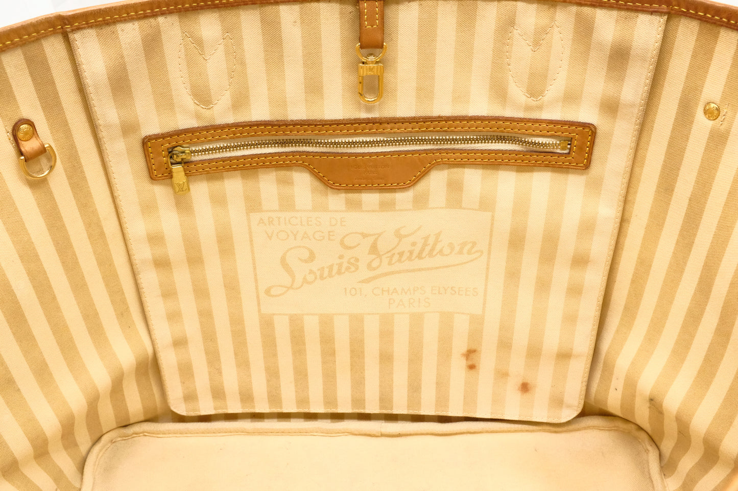Louis Vuitton Neverfull GM in Rayures Monogram Canvas