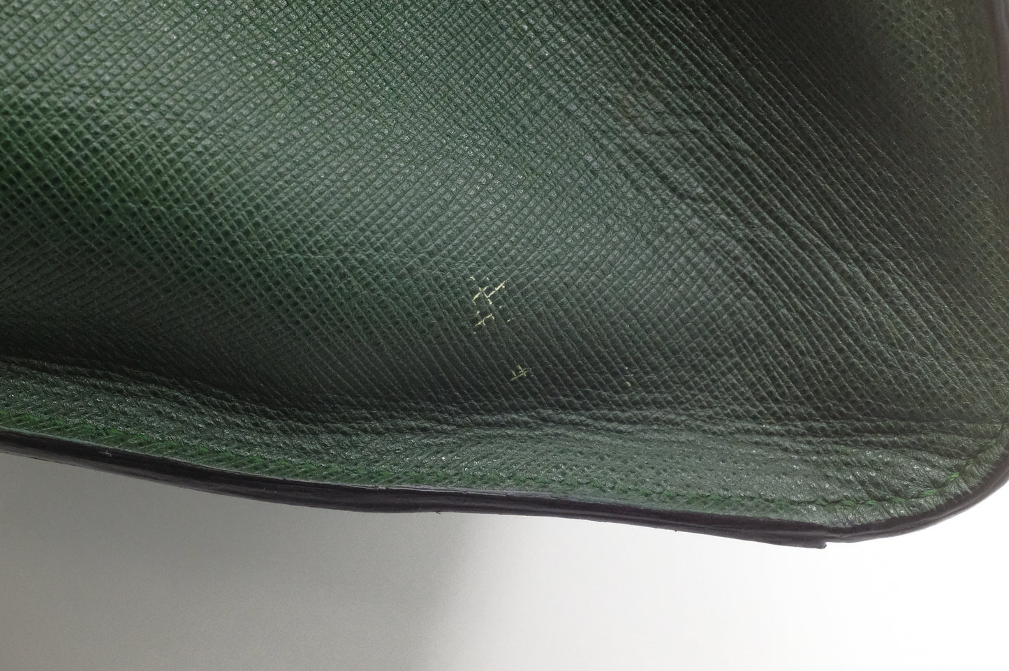 Prada Twin Pocket Tote in Green Embroidered Saffiano Leather