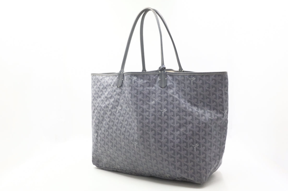 Goyard Saint Louis GM in Gray Goyardine Canvas