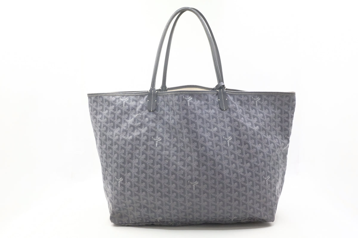 Goyard Saint Louis GM in Gray Goyardine Canvas