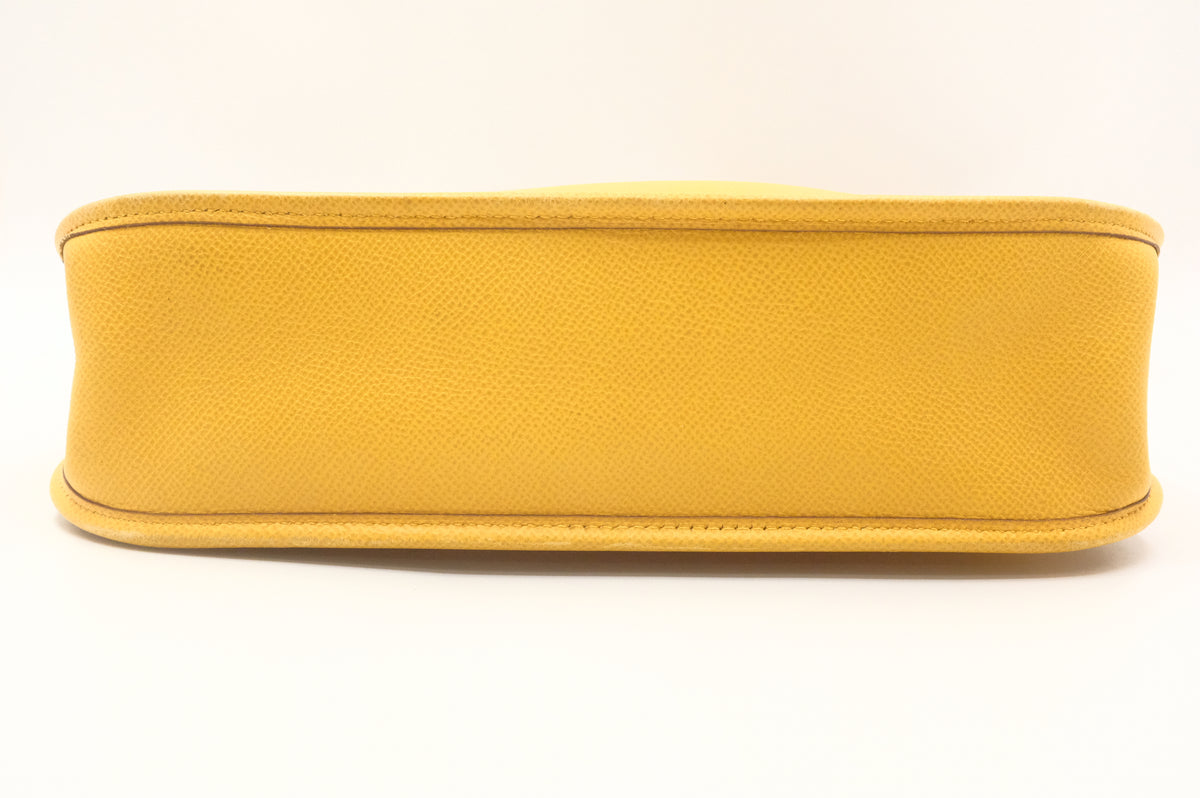 Hermes Vespa PM in Yellow Leather