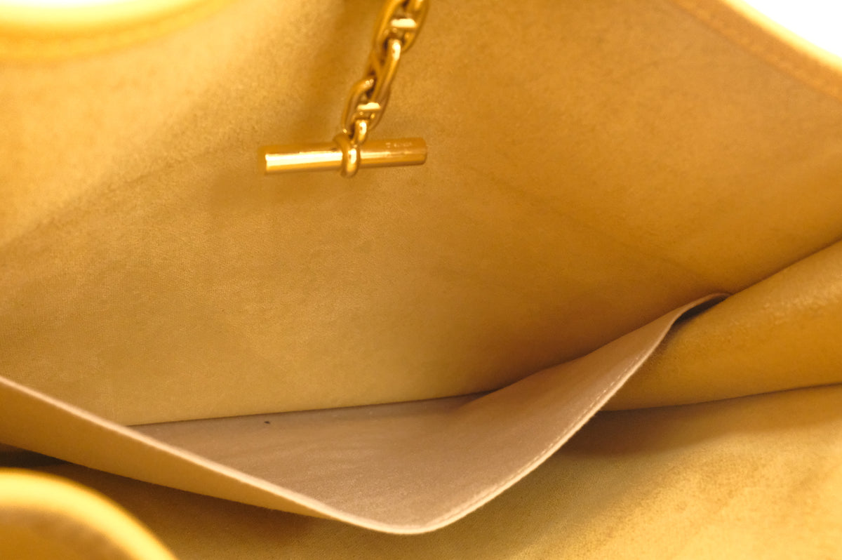 Hermes Vespa PM in Yellow Leather
