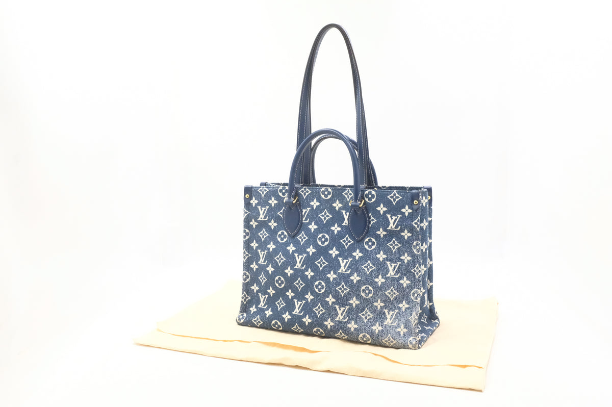 Louis Vuitton OnTheGo MM in Monogram Denim Canvas