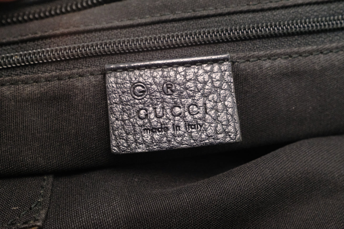 Gucci Shoulder Bag in Black GG Canvas