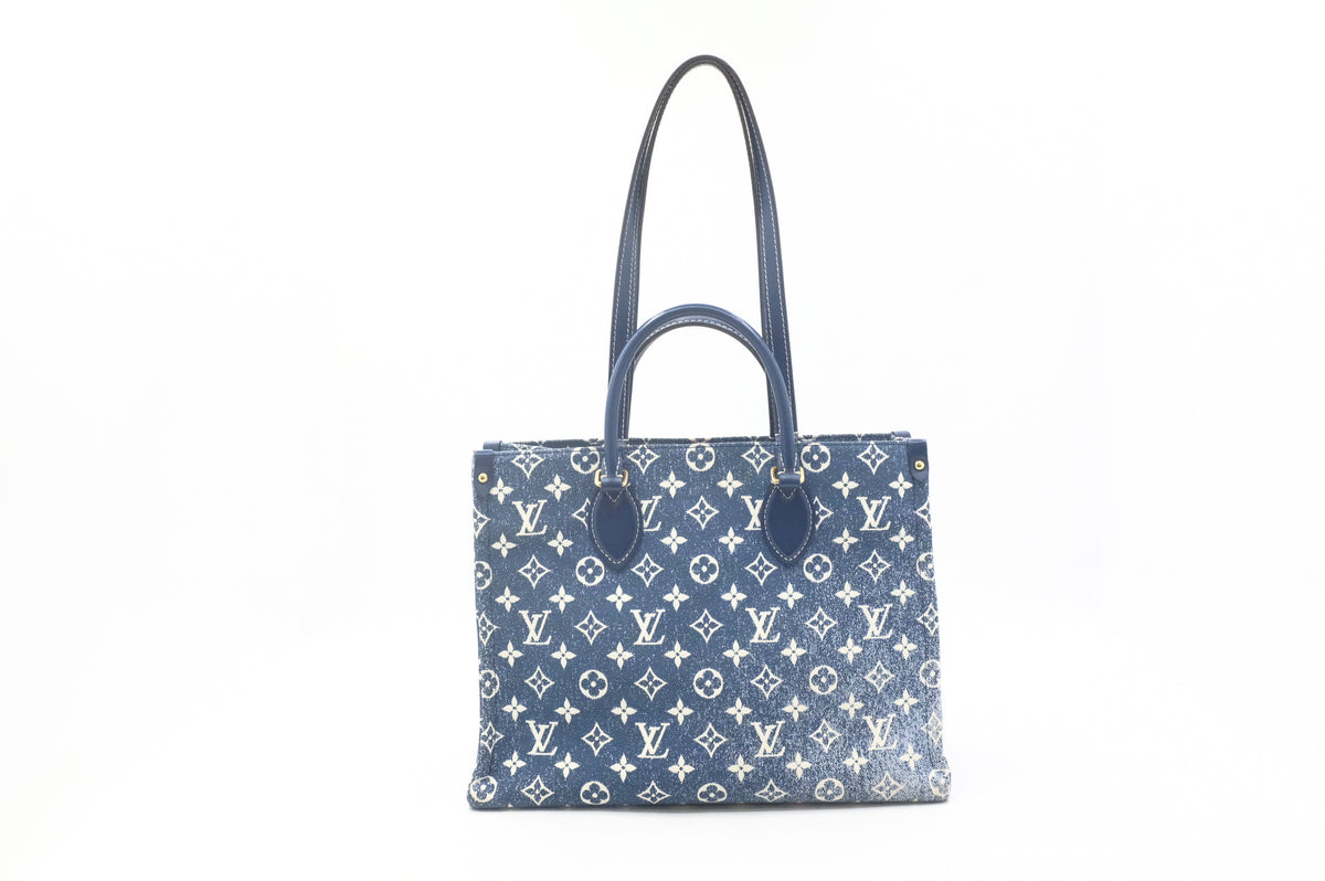 Louis Vuitton OnTheGo MM in Monogram Denim Canvas