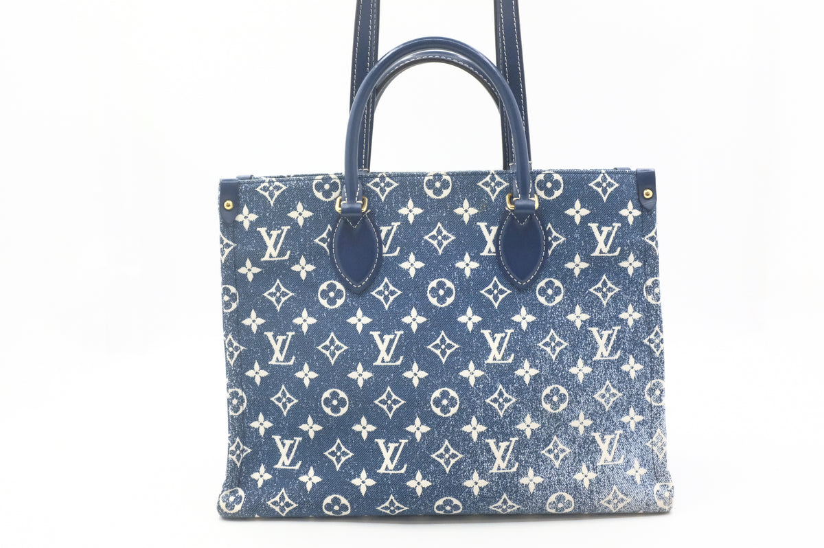 Louis Vuitton OnTheGo MM in Monogram Denim Canvas