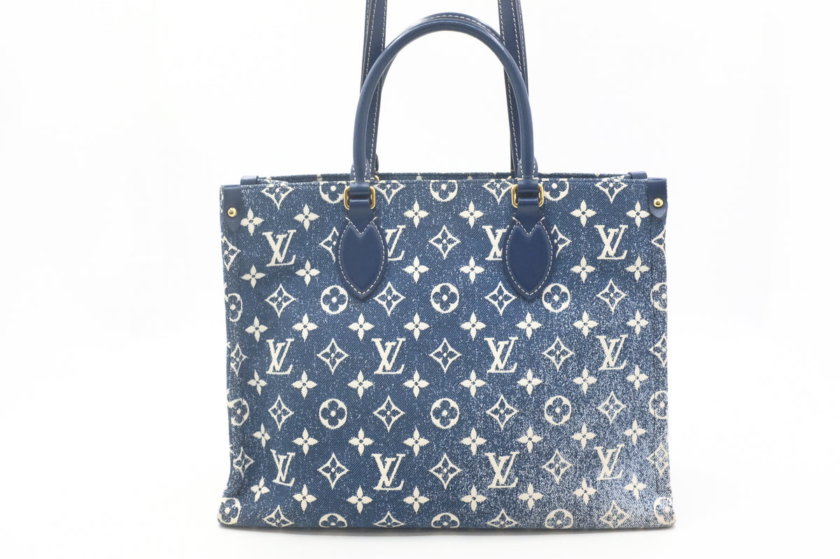 Louis Vuitton OnTheGo MM in Monogram Denim Canvas