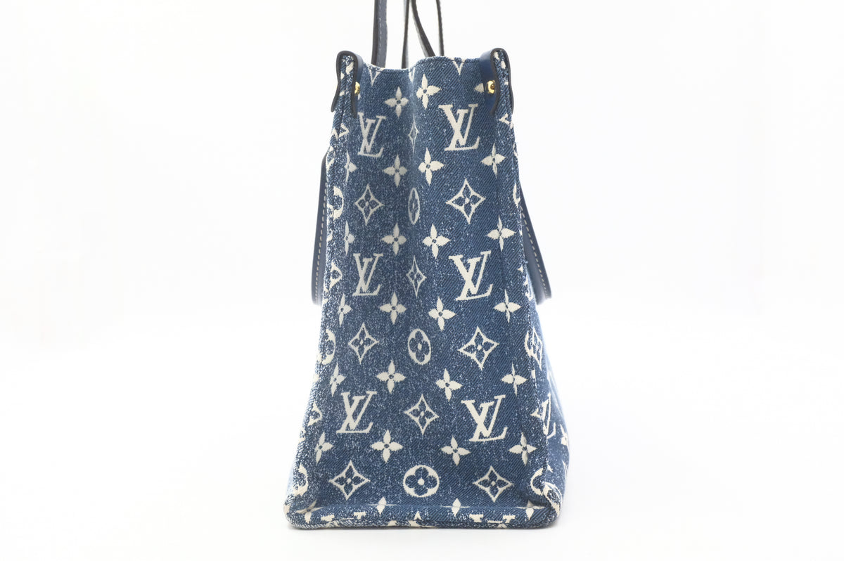 Louis Vuitton OnTheGo MM in Monogram Denim Canvas