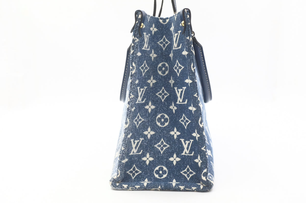 Louis Vuitton OnTheGo MM in Monogram Denim Canvas