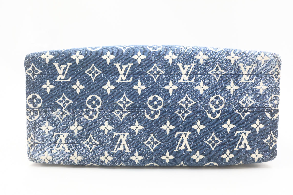 Louis Vuitton OnTheGo MM in Monogram Denim Canvas