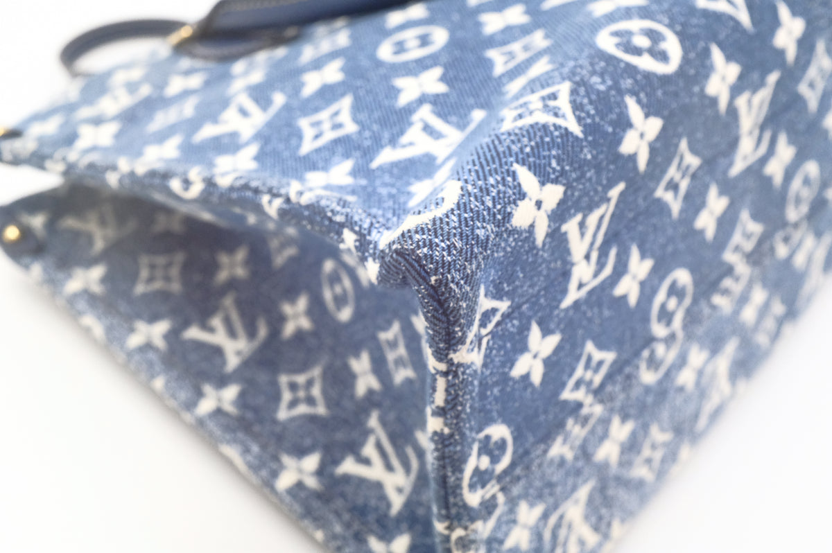 Louis Vuitton OnTheGo MM in Monogram Denim Canvas