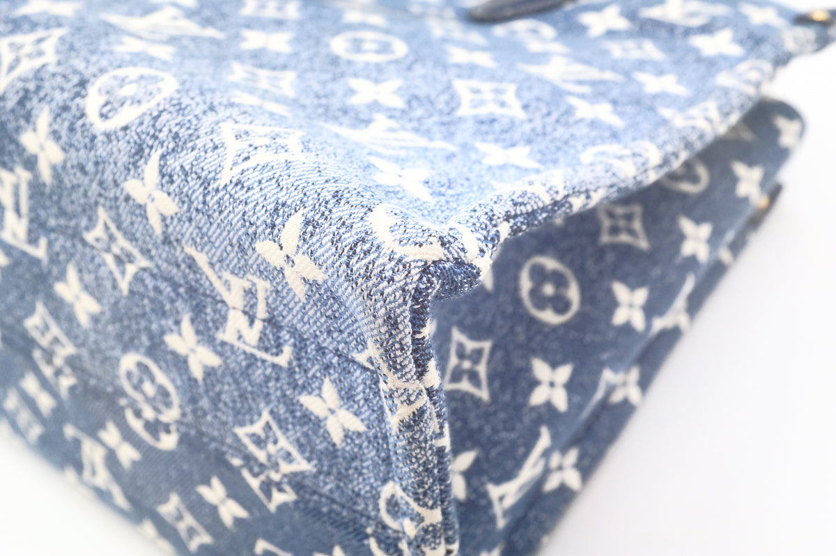 Louis Vuitton OnTheGo MM in Monogram Denim Canvas