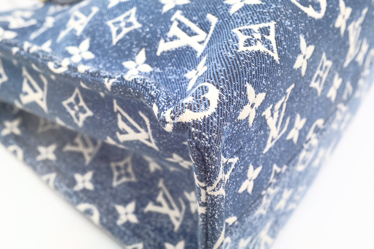 Louis Vuitton OnTheGo MM in Monogram Denim Canvas
