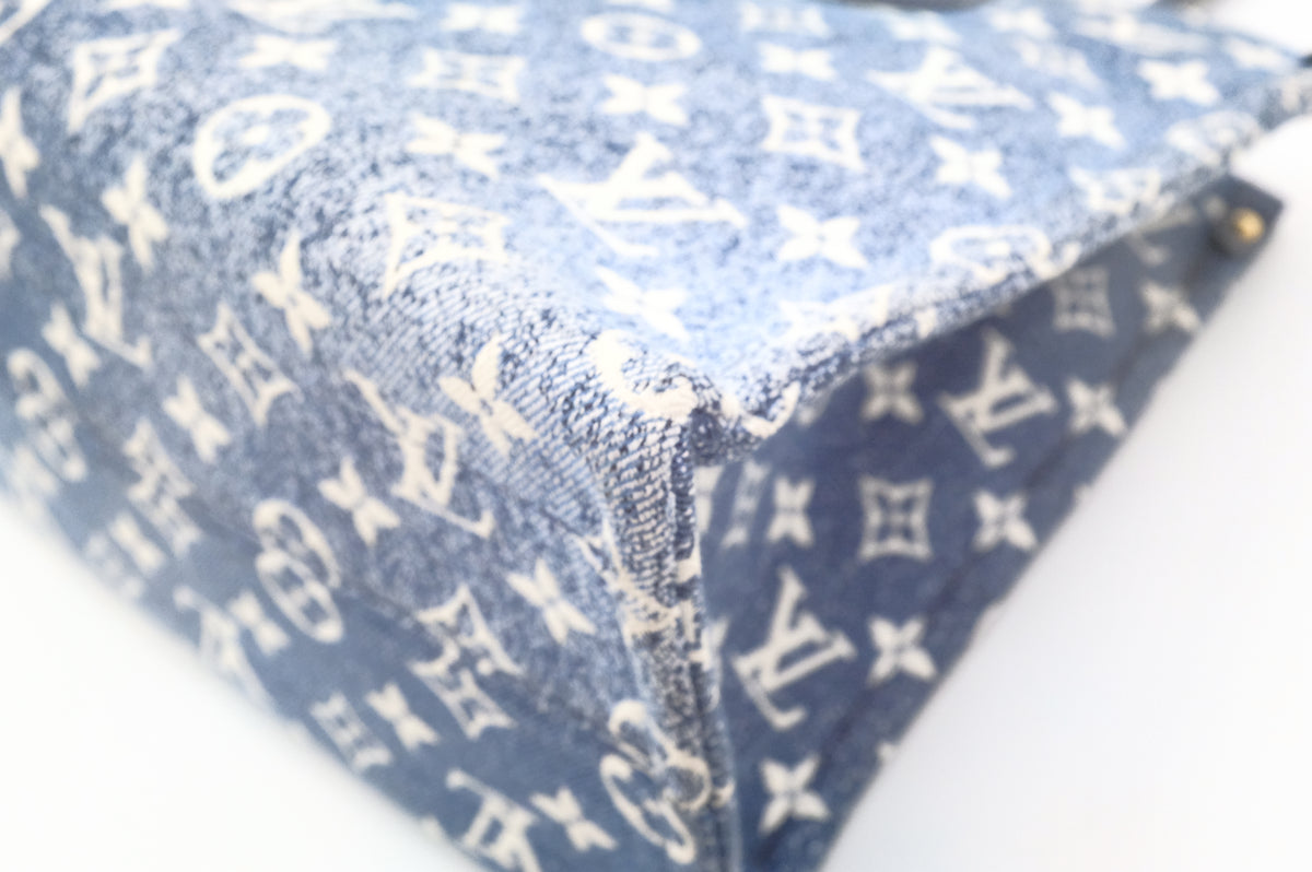 Louis Vuitton OnTheGo MM in Monogram Denim Canvas