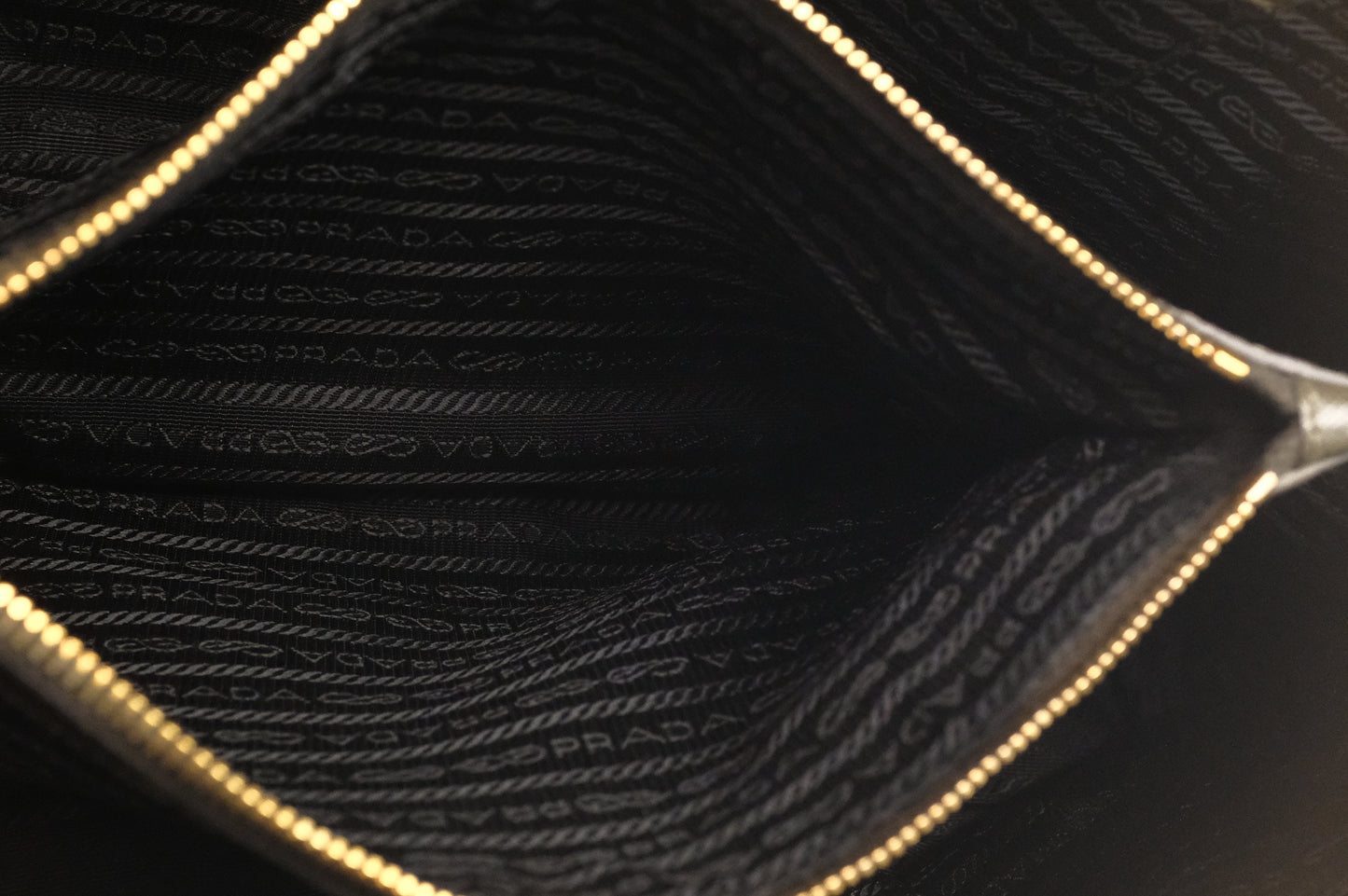 Prada Handbag in Khaki Green Saffiano Leather