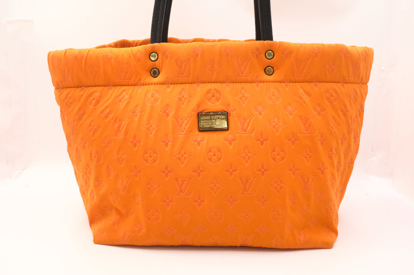 Louis Vuitton Scuba Tote Bag in Orange Canvas
