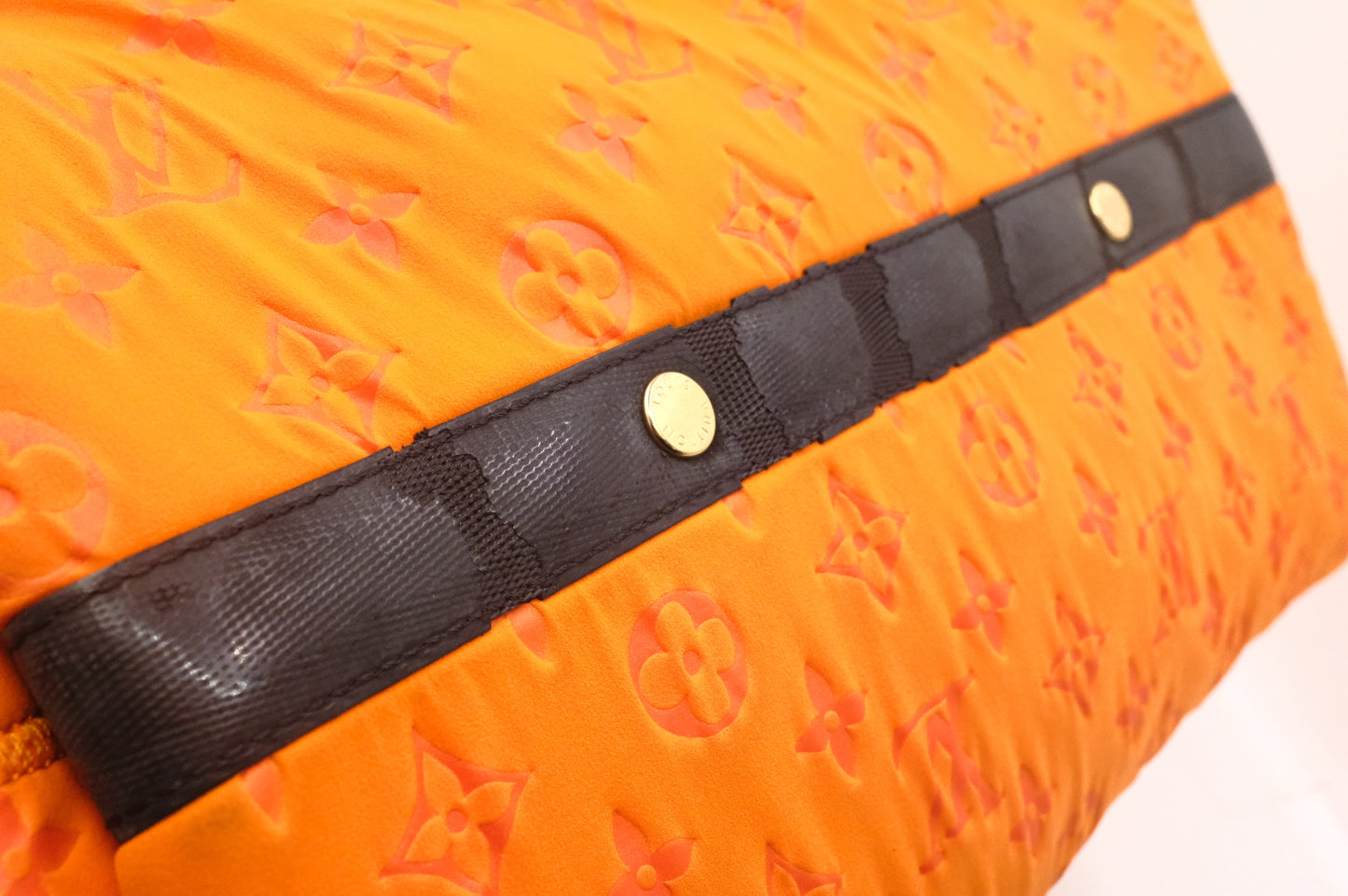 Louis Vuitton Scuba Tote Bag in Orange Canvas