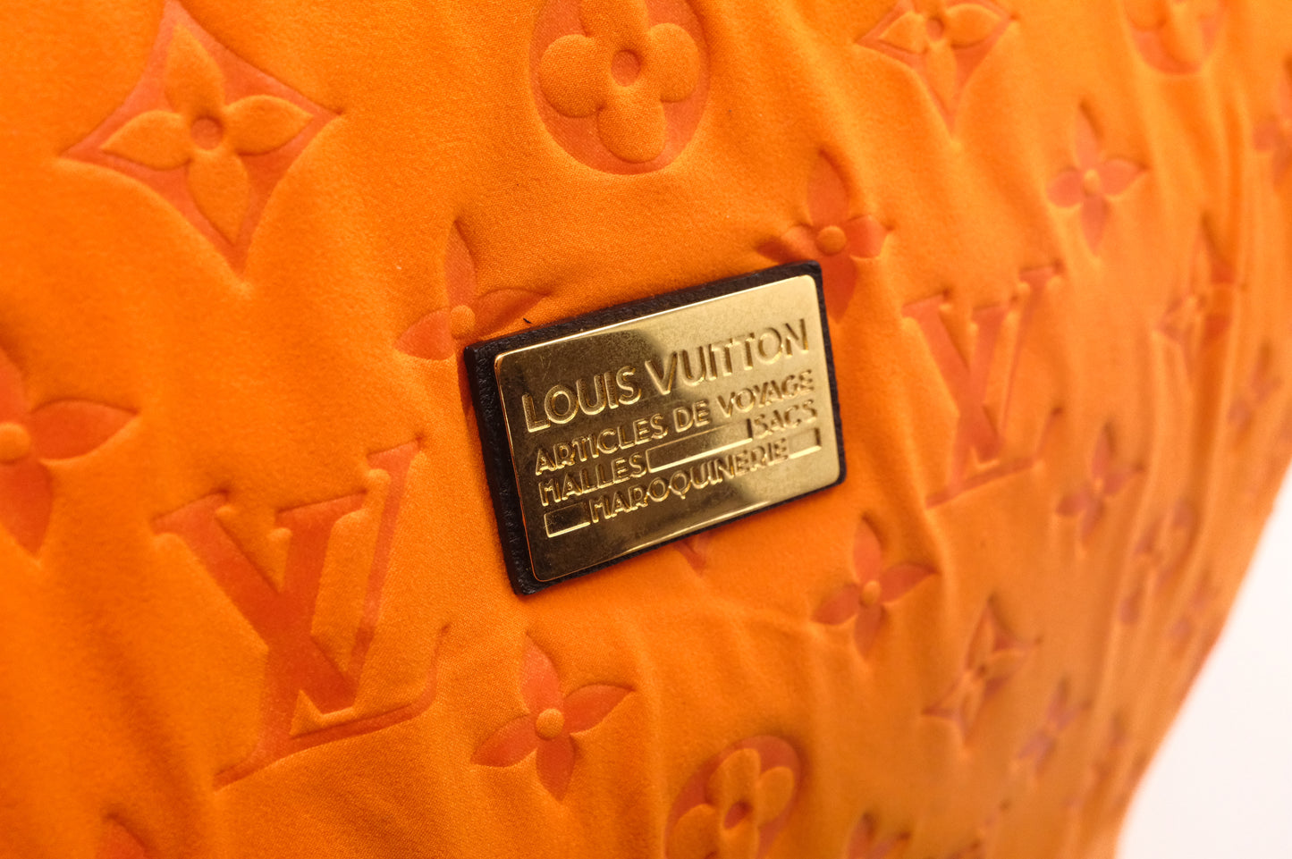 Louis Vuitton Scuba Tote Bag in Orange Canvas