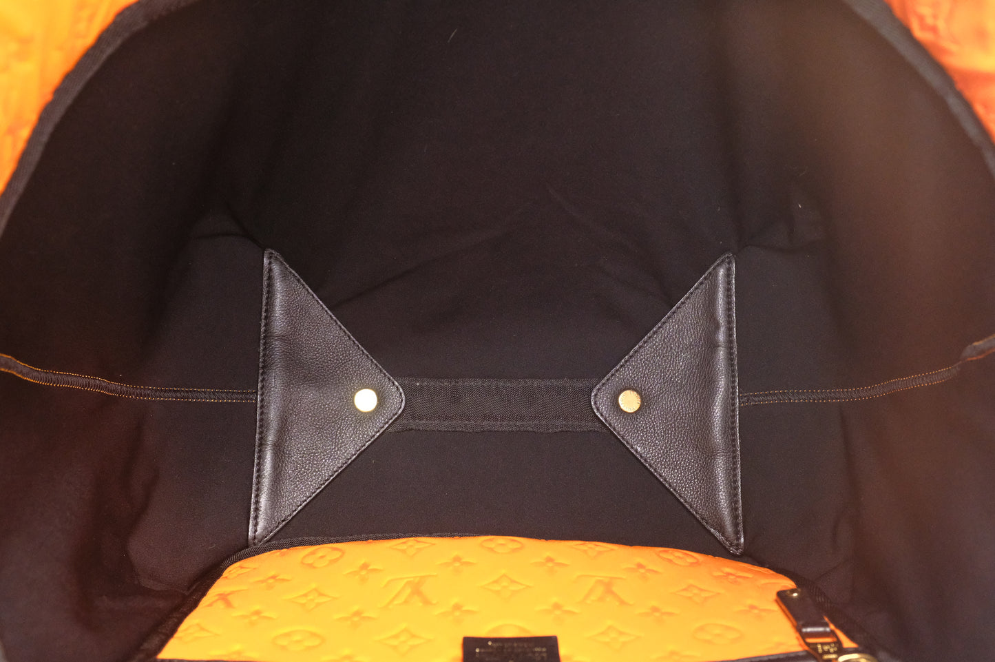 Louis Vuitton Scuba Tote Bag in Orange Canvas