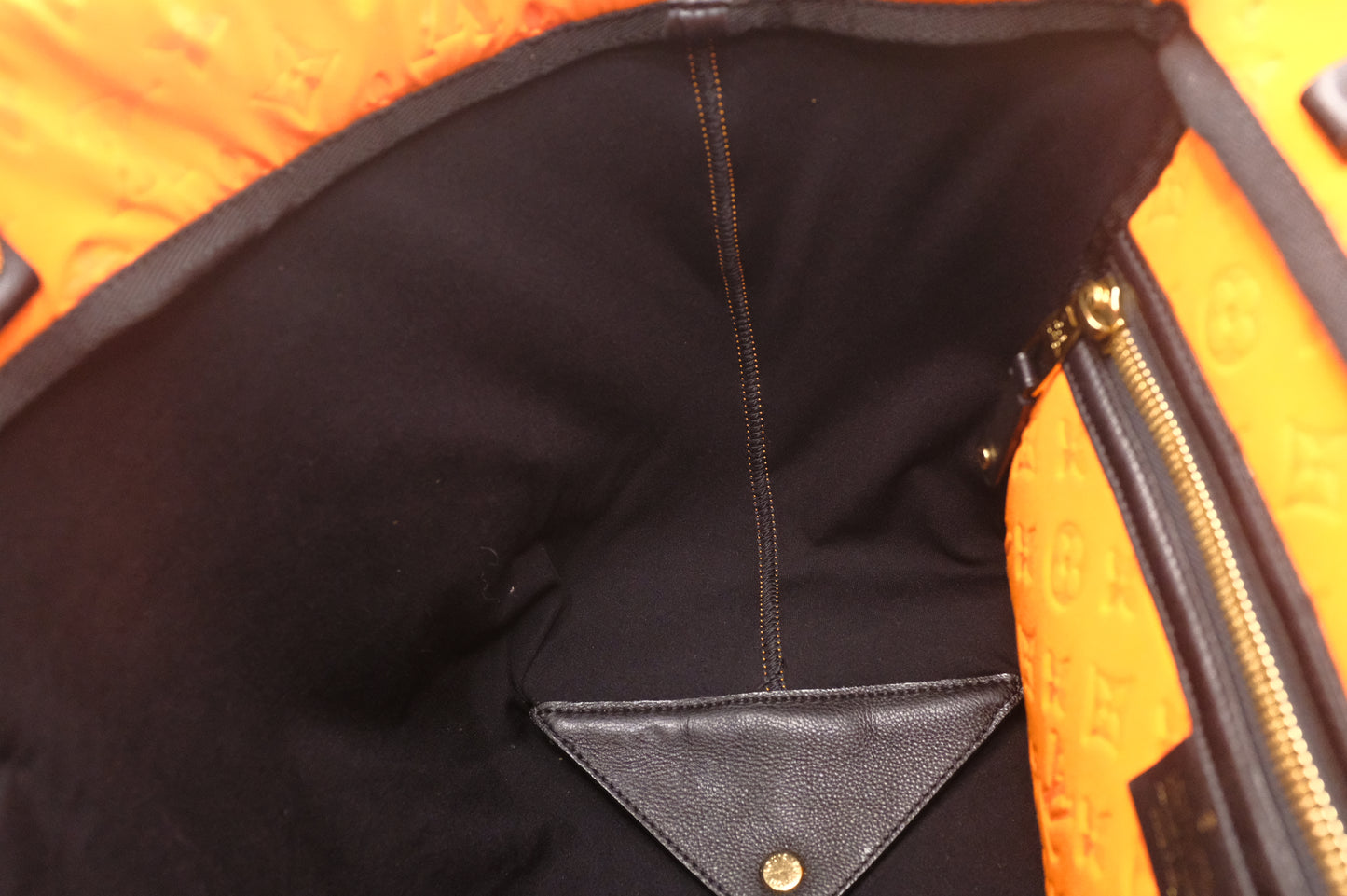 Louis Vuitton Scuba Tote Bag in Orange Canvas