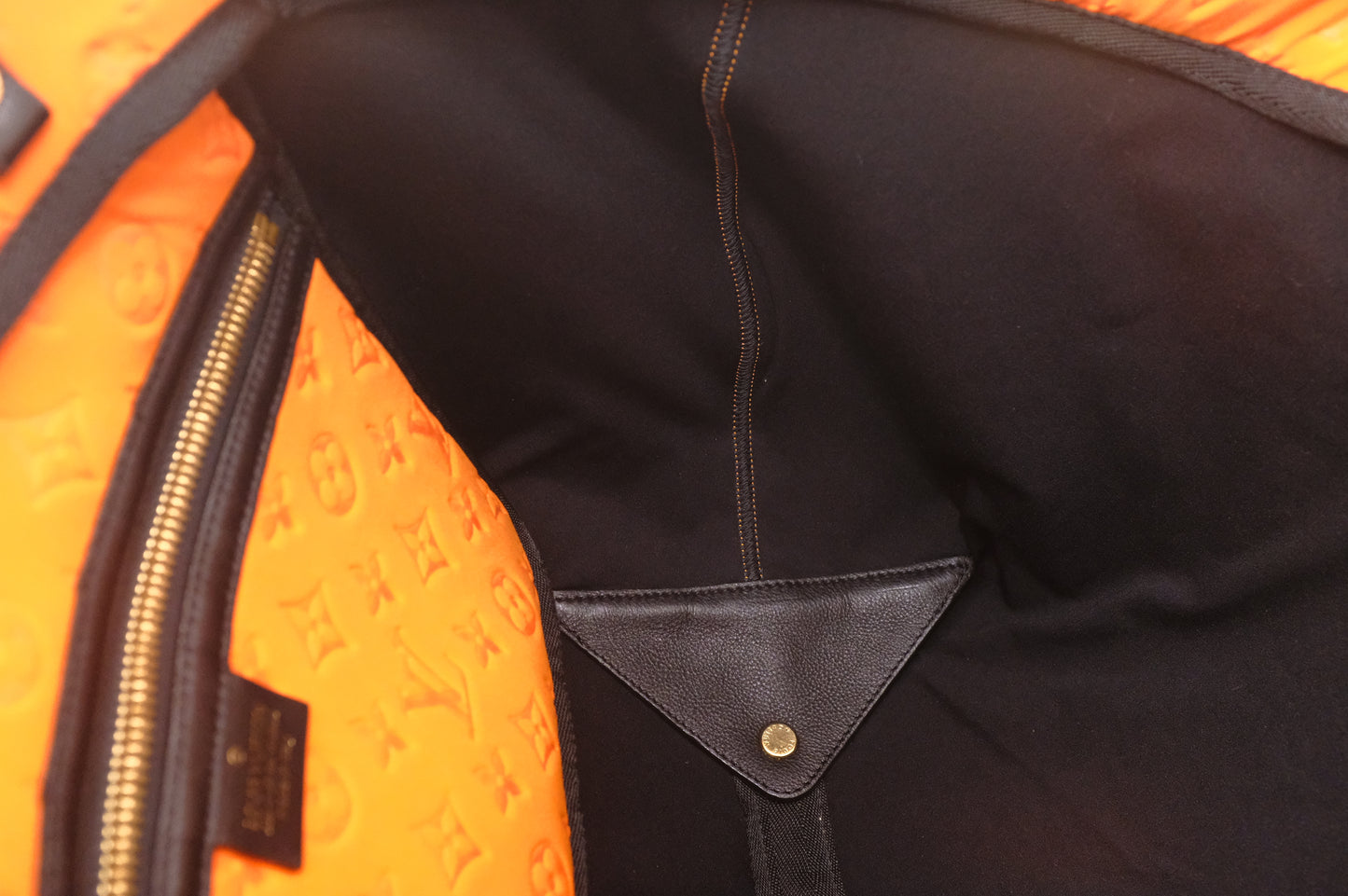 Louis Vuitton Scuba Tote Bag in Orange Canvas