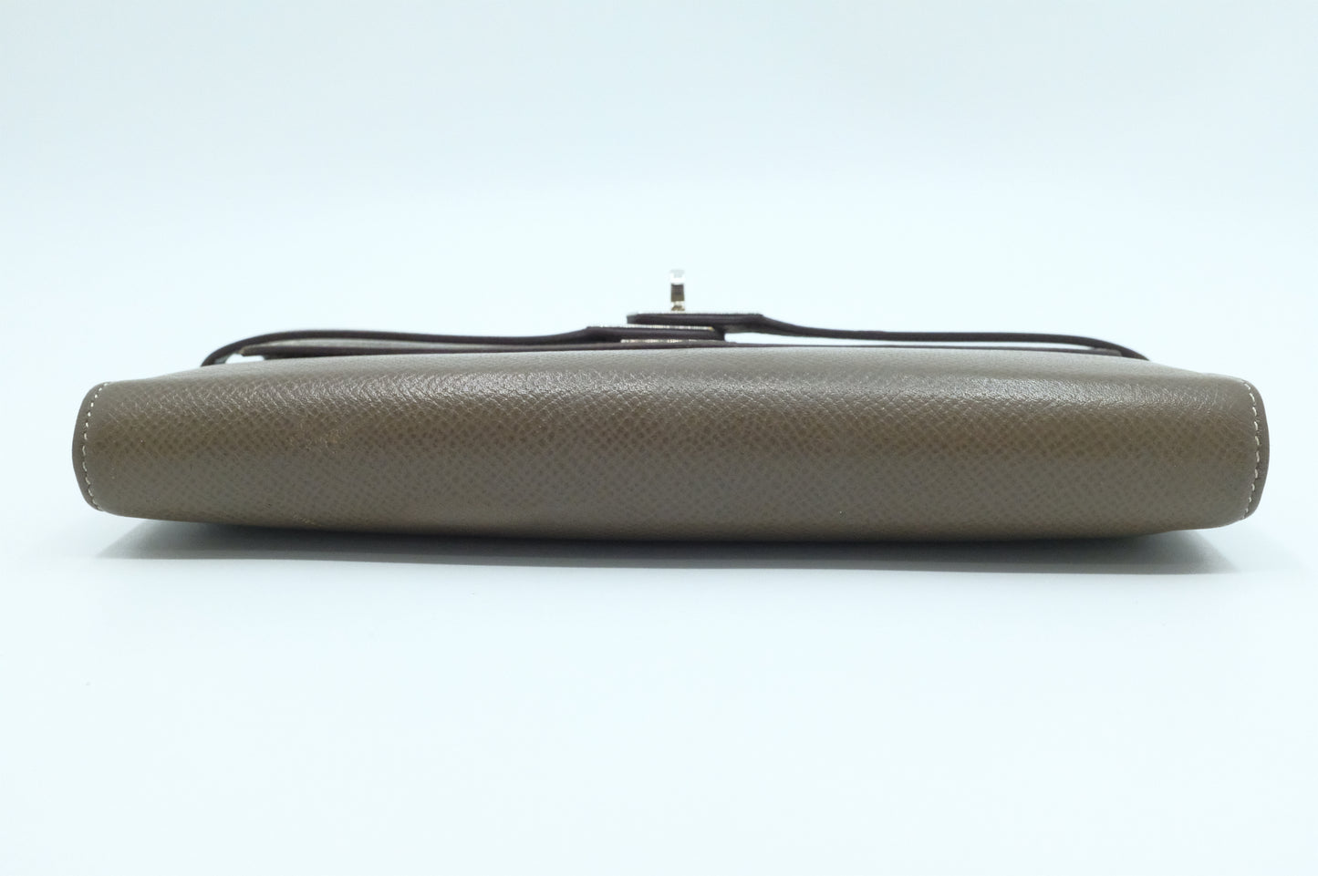 Hermes Kelly Wallet in Etoupe Epsom Leather